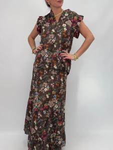 Blus Blommig, Brun Molly - Gemini    BERÄKNAD LEV: JAN/FEB