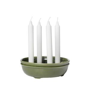 ERNST Adventsljusstake Grön Keramik
