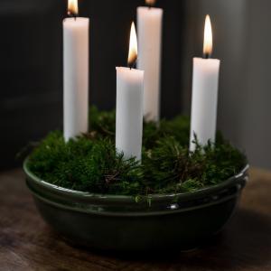 ERNST Adventsljusstake Grön Keramik