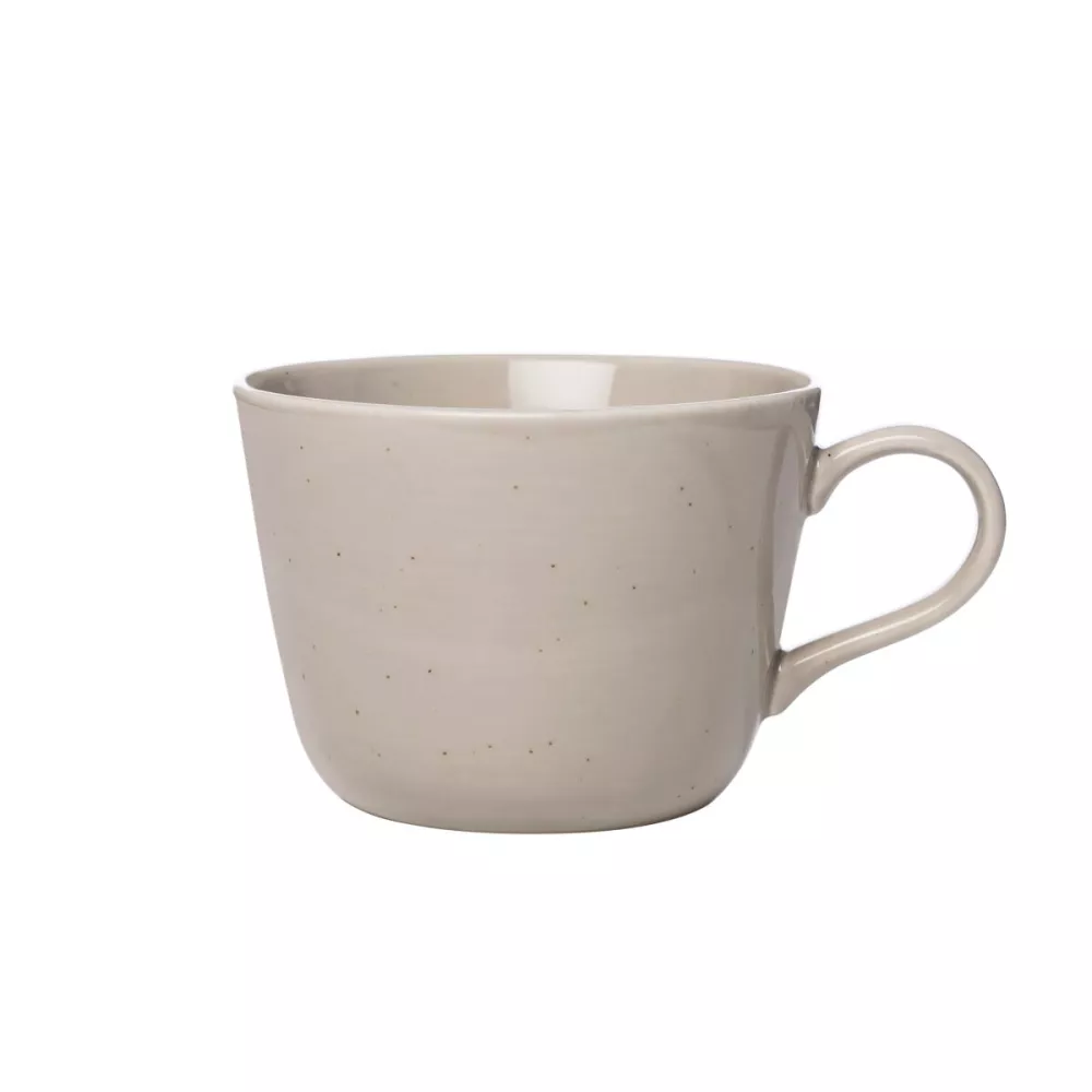 Ernst Glaserad Tekopp Porslin d12 h 9cm, sand