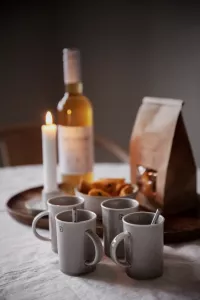 ERNST Glöggmugg Porslin Sand