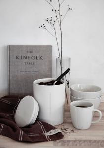 ERNST Kaffemått Ljust trä/metall