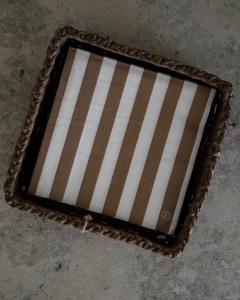 ERNST Korg 20x20x6,5 mörkbrun