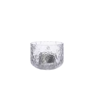 ERNST Ljuslykta mönstrat glas d8 h6 cm