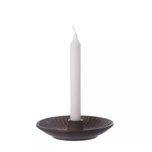 ERNST Ljusstake d16 h3,5 brun/beige