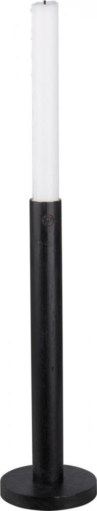ERNST ljusstake i svart trä, höjd 25 cm