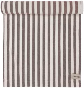 ERNST Löpare, Bredrandig Röd / Vit (45x250 cm)