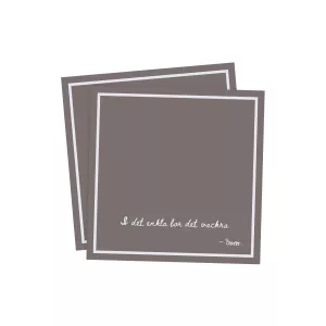 ERNST Servett 33x33 "I det enkla" Mullvad