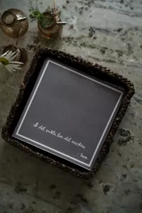 ERNST Servett 33x33 "I det enkla" Mullvad