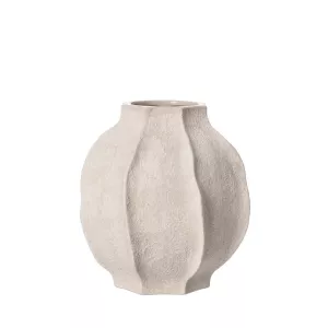 ERNST Vas Stengods d18 h18 cm Naturvit Organisk Form