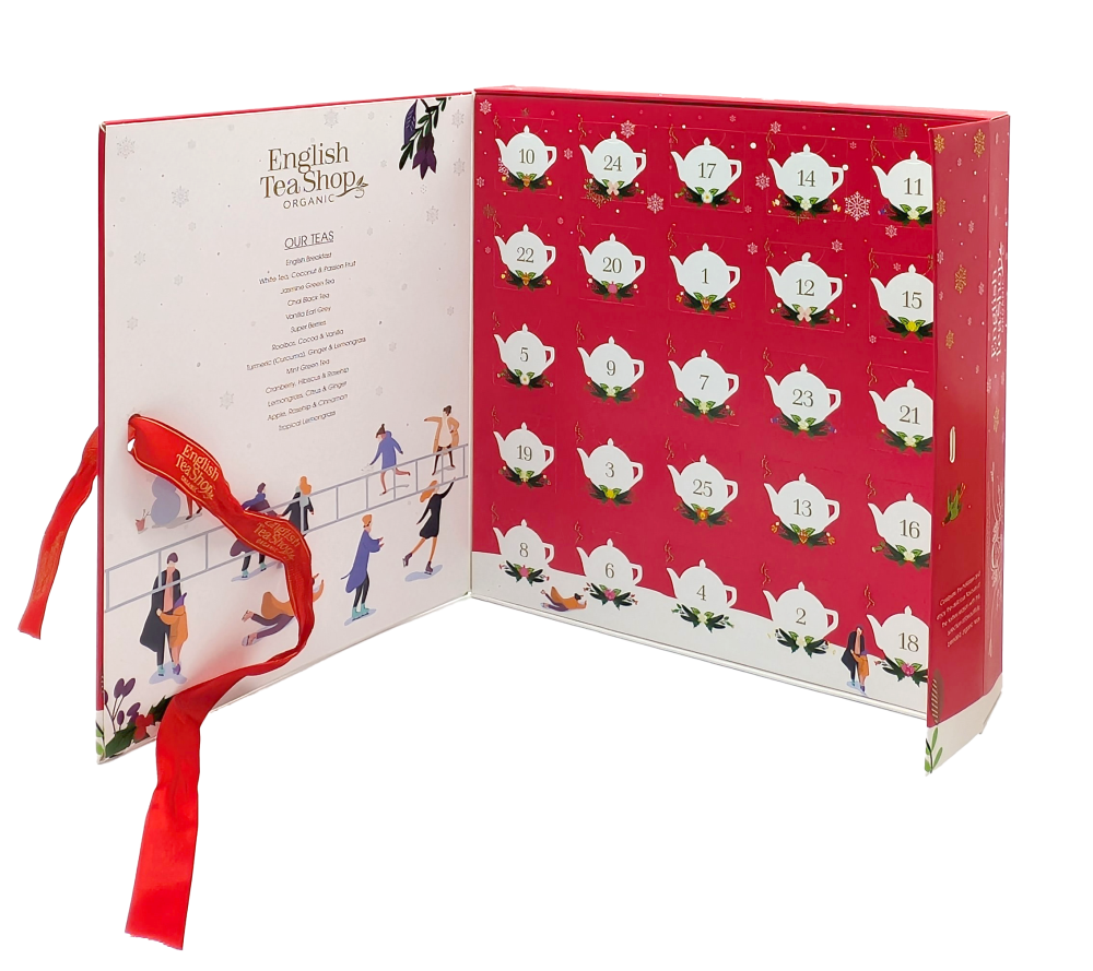Adventskalender, Röd bok TE EKO - English Tea Shop