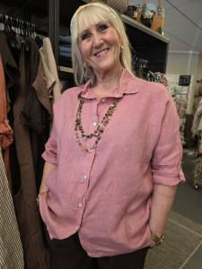 Linneskjorta Lingon & Blåbär, Lea - Soulful Fashion