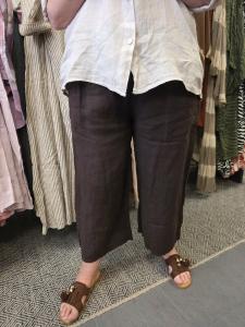 Linnebyxa Culotte Brun, Vivi - Mix by Heart