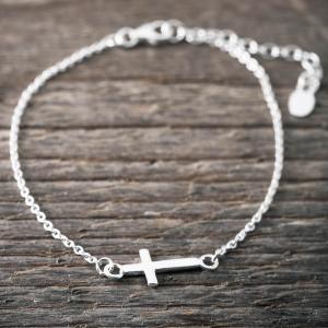 Silverarmband, Kors "Because You are special" - by faith