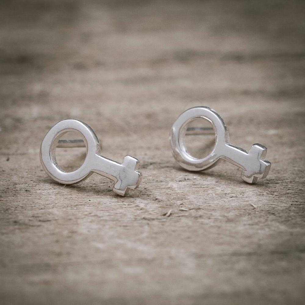 Silverörhängen, Kvinnotecken - by faith