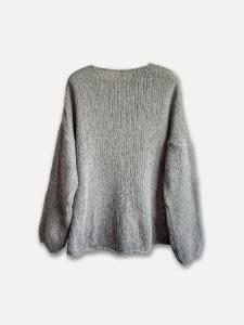 Stickad tröja, Grå Fanny - Reunion