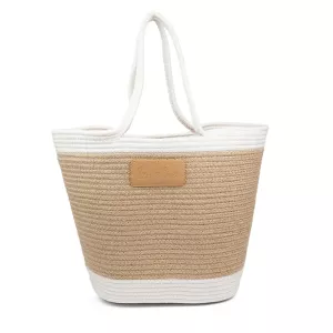 Strandväska Vit Stor Flamencos - Lovelies