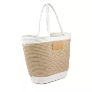 Strandväska Vit Stor Flamencos - Lovelies