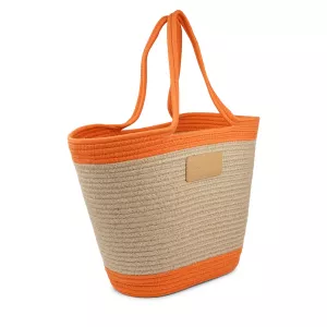 Strandväska Orange Stor Flamencos - Lovelies