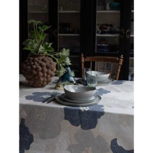 Duk, Storblommig Blå, Lotta (140x280 cm)