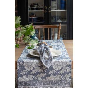 Löpare i blå toner, Sonia - 40x145 cm