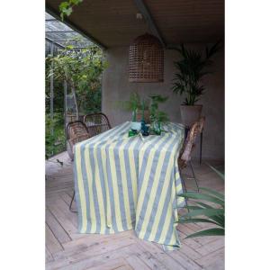 Duk, Randig Gröna toner, Amalia (140x300 cm)