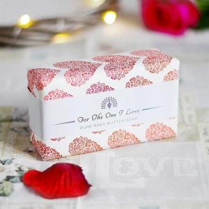 For The One I love Red Heart Rose Soap 200gr