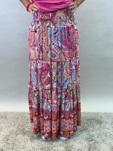 Kjol Susanna, Fuchsia Paisley - Mix by Heart      KOMMER SNART!