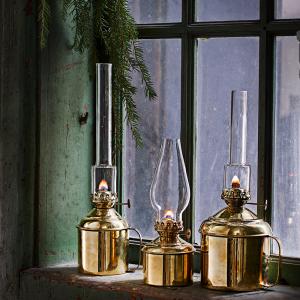 Fotogenlampa Linné Mässing Stor - Strömshaga