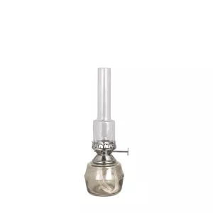 Fotogenlampa Majken Grå Nickel Liten - Strömshaga