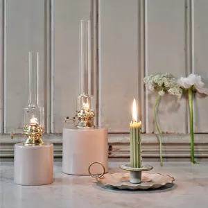 Fotogenlampa Rak Beige Stor - Strömshaga