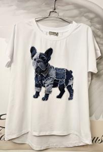 T-shirt Inze, Fralla Jeansblå - Soulful Fashion