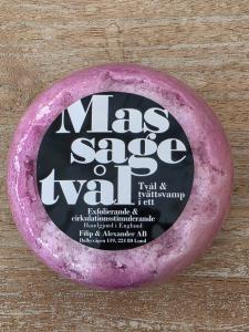 Massagetvål - French Cotton (Plommonlila)