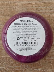 Massagetvål - French Cotton (Plommonlila)