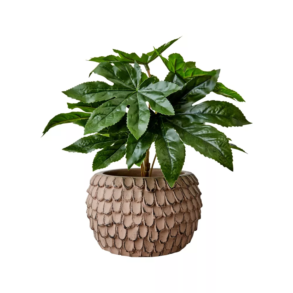 FUDGE Kruka M, Nougatbrun H13cm - Affari