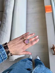 Ring Omikron, Rosa Guld – 7EAST