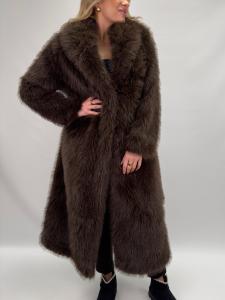 Kappa fuskpäls, Brun Hilda (stl M/L) - Gemini