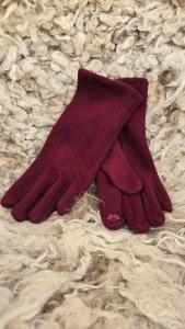 Handskar Vinröd, Gerd - Soulful Fashion