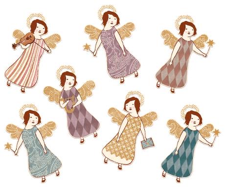 Gift tags Angels, 14 kort  (Maileg)