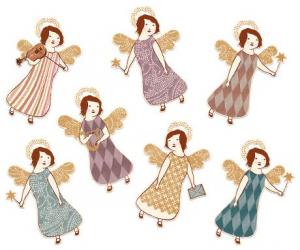 Gift tags Angels, 14 kort  (Maileg)