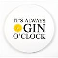 Glasunderlägg: It´s always Gin o´clock (vit) - Mellow Design
