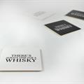 Glasunderlägg: Vit, There´s always time for a whisky - Mellow Design