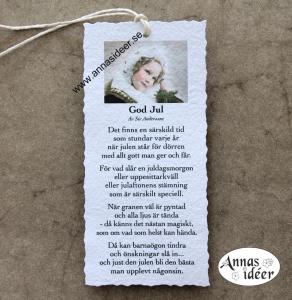 Diktkort - God Jul