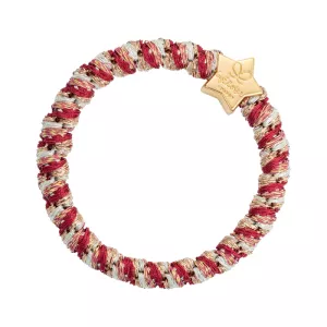 Snodd Woven, Candy Cane med guldfärgad stjärna - byEloise