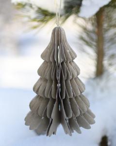 Granstad Beige juldekoration (Höjd 15 cm) - Storefactory