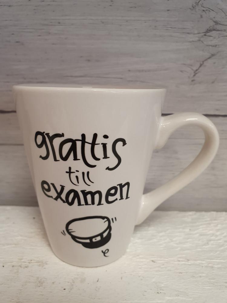 Grattis till examen - Mugg med öra från Lyckliga L8