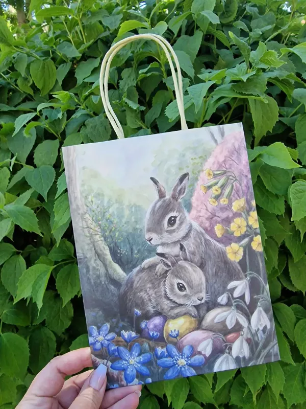 Påskpåse, Hare mellan - Bromma Kortförlag