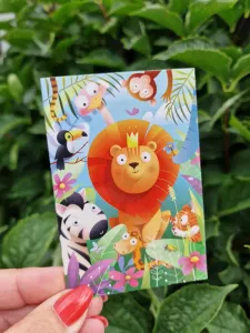 Mini-kort: Vilda djur - Pictura