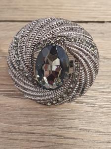 GreenGate Servett-ring Crystal grey