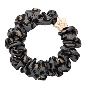Scrunchie, Leo Grå Silkes snodd med guldstjärna - byEloise